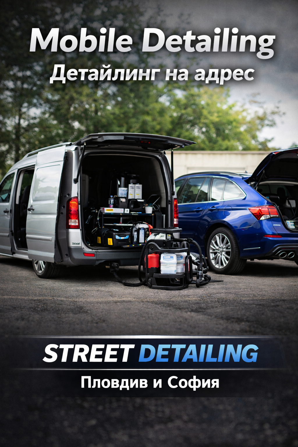 Mobile Detailing ВСЕ ОЩЕ МЕ Е НАЛИЧНО — Детайлинг на адрес | Пловдив и София | Street Detailing